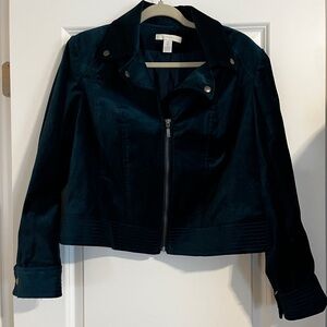 Chico’s Velveteen Moto Jacket